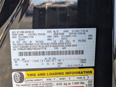 Used 2025 Ford Expedition Max Platinum w/ Stealth Performance Package image 38