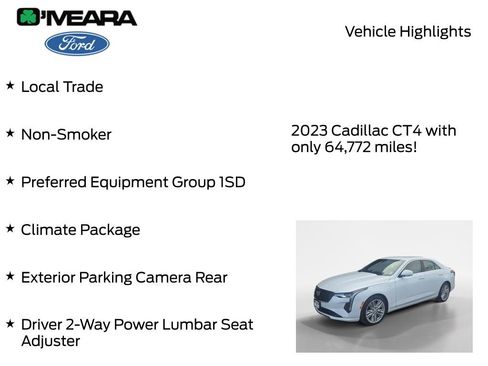 Used 2023 Cadillac CT4 Premium Luxury w/ Climate Package AWD/4WD image 8