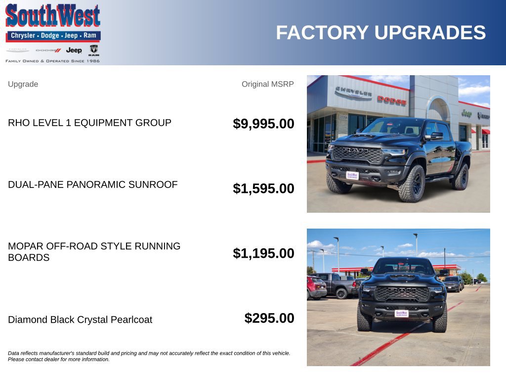 New 2026 RAM 1500 RHO w/ RHO Level 1 Equipment Group AWD/4WD image 11