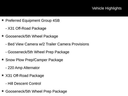 Used 2022 GMC Sierra 3500 AT4 w/ Gooseneck/5TH Wheel Package image 24