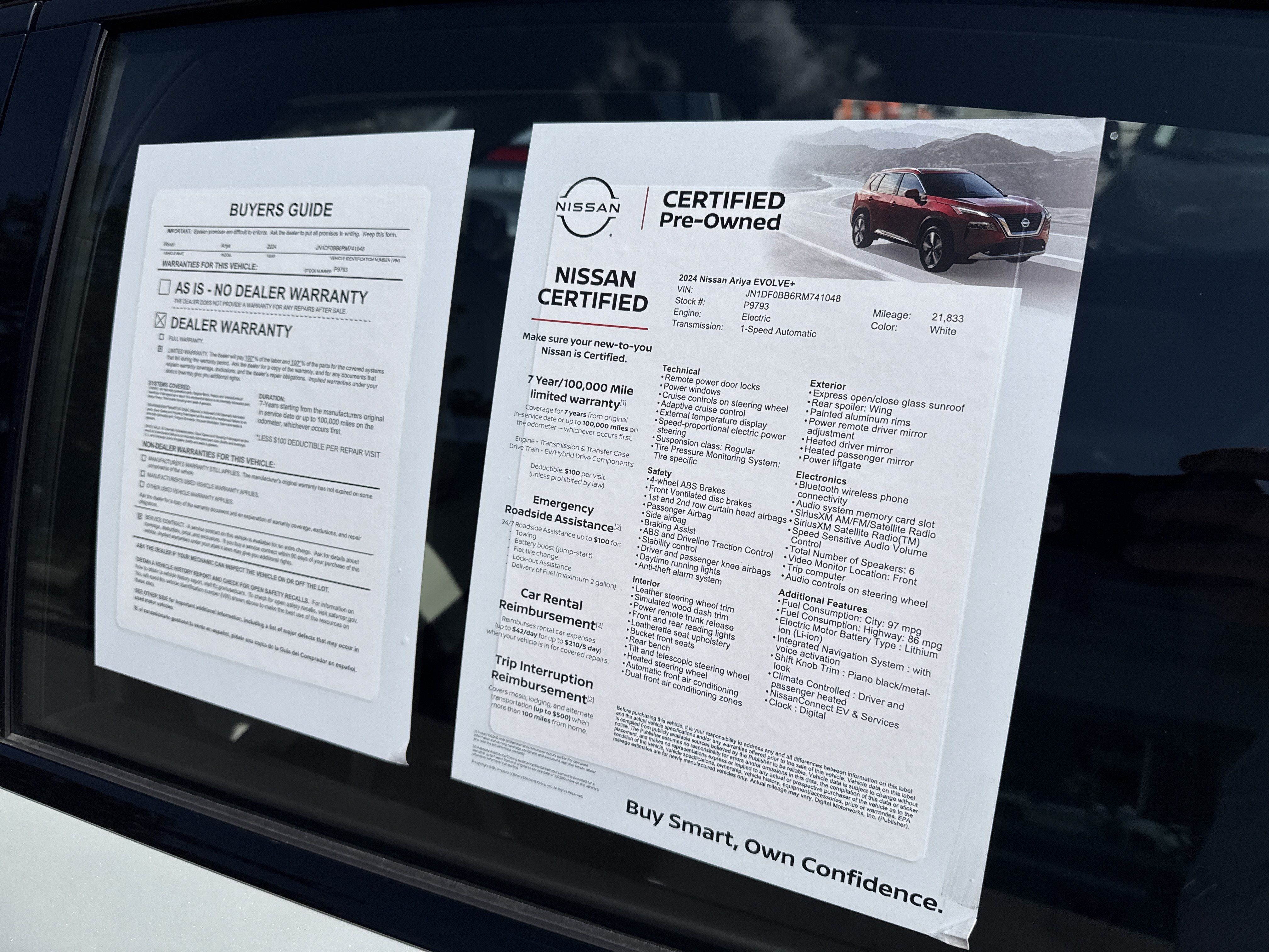 Certified 2024 Nissan Ariya AWD image 14
