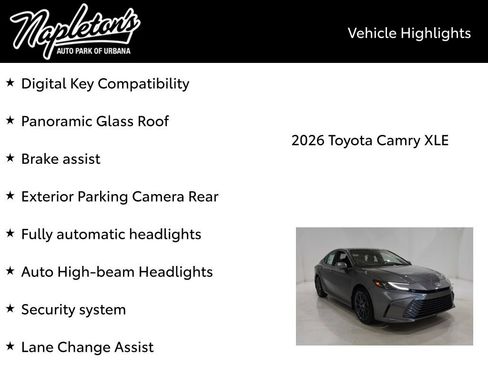 New 2026 Toyota Camry XLE image 16