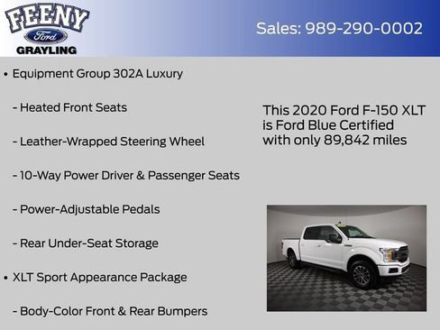 Used 2020 Ford F150 XLT w/ Equipment Group 302A Luxury AWD/4WD image 14
