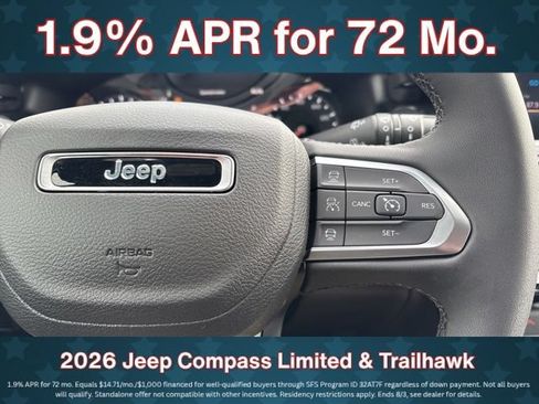 New 2026 Jeep Compass Limited AWD/4WD image 14