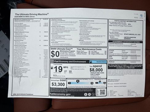 New 2026 BMW X5 M60i AWD/4WD image 30