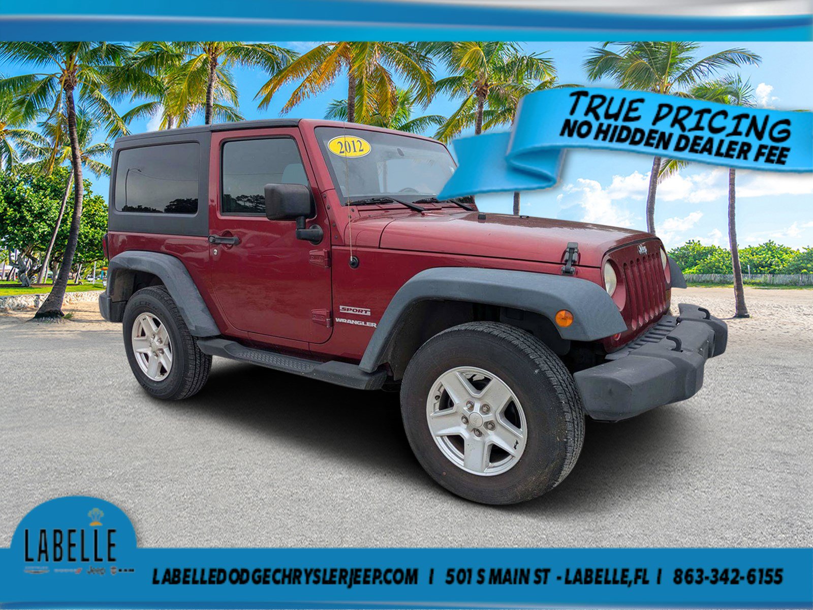 Used 2012 Jeep Wrangler Sport AWD/4WD image 2