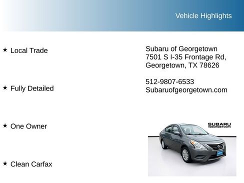 Used 2018 Nissan Versa S Plus FWD image 9
