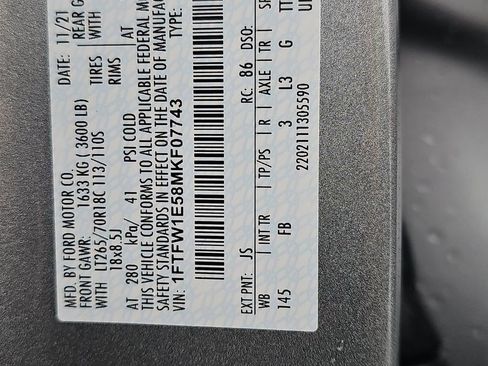 Used 2021 Ford F150 XLT w/ Equipment Group 302A High image 22