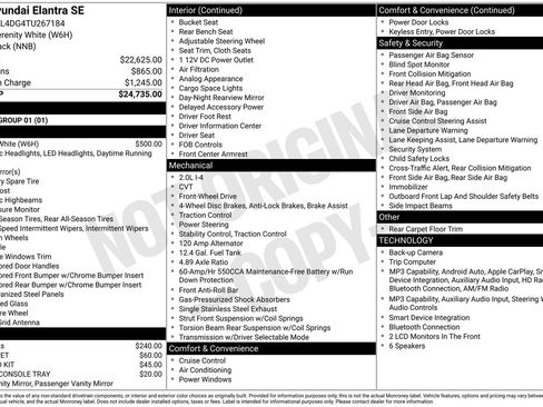 New 2026 Hyundai Elantra SE FWD image 21