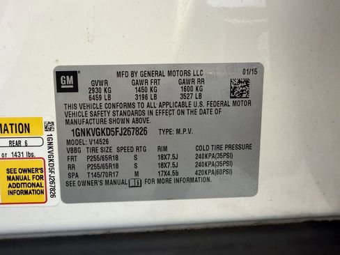 Used 2015 Chevrolet Traverse LT AWD/4WD image 45