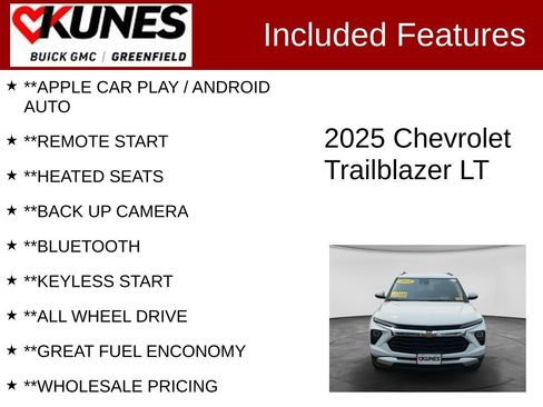 Used 2025 Chevrolet TrailBlazer LT AWD/4WD image 2