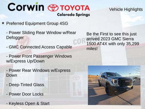 Used 2023 GMC Sierra 1500 AT4X w/ AT4X AEV Edition image 4