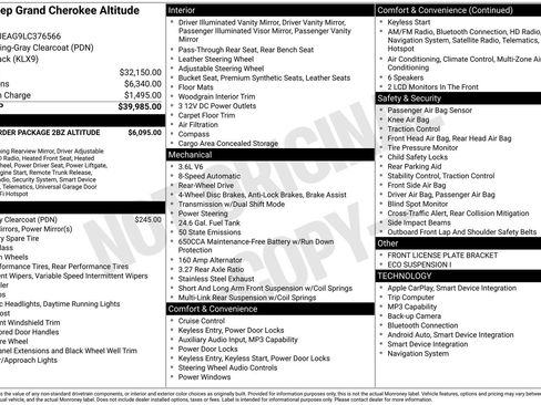 Used 2020 Jeep Grand Cherokee Altitude RWD image 29