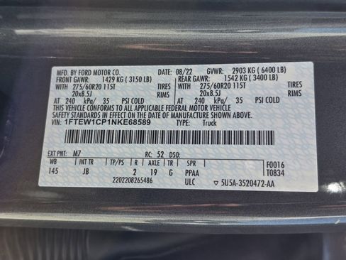 Used 2022 Ford F150 XL w/ STX Appearance Package image 30