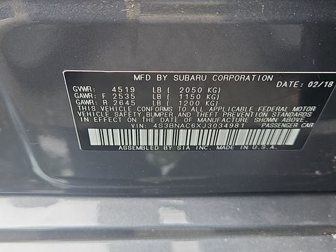 Used 2018 Subaru Legacy 2.5i Premium AWD/4WD image 7