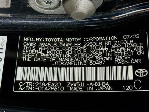 Used 2022 Toyota Prius XLE FWD image 37