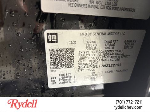 Used 2022 Chevrolet Silverado 1500 LTZ w/ LTZ Premium Package image 22