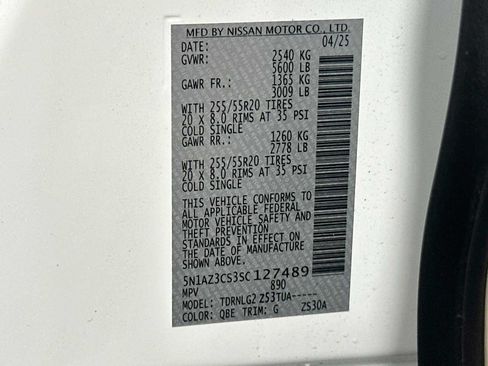 Used 2025 Nissan Murano SL w/ Cargo Package AWD/4WD image 32