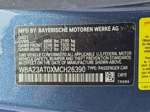 Used 2021 BMW 430i Convertible w/ M Sport Package RWD image 34