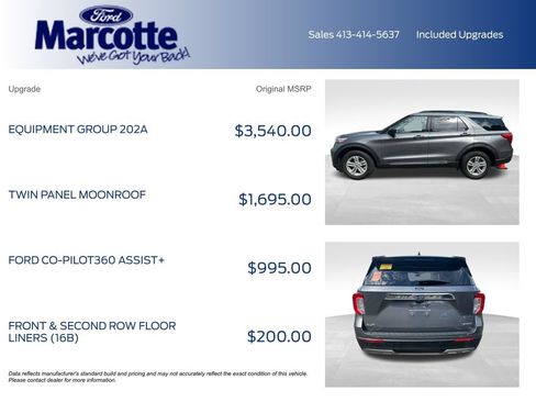 Used 2022 Ford Explorer XLT w/ Equipment Group 202A AWD/4WD image 5