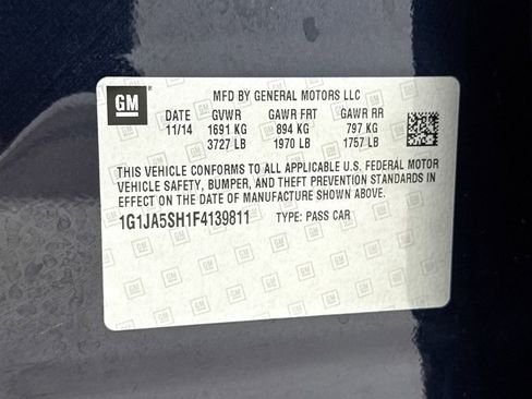 Used 2015 Chevrolet Sonic LS FWD image 28