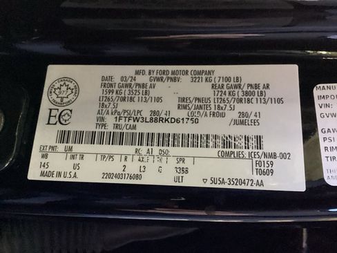 Certified 2024 Ford F150 XLT w/ Equipment Group 302A MID AWD/4WD image 16