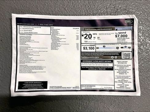 New 2026 Land Rover Defender 110 X-Dynamic SE image 12