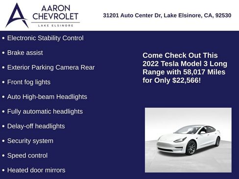 Used 2022 Tesla Model 3 Long Range image 20
