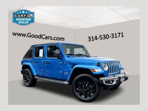 Used 2021 Jeep Wrangler Unlimited Sahara w/ Cold Weather Group image 1