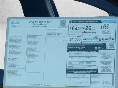 New 2026 Nissan Rogue Platinum AWD/4WD image 17