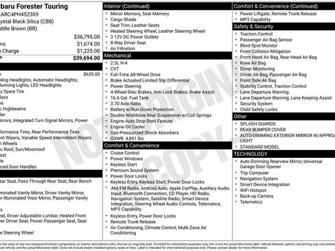 Used 2023 Subaru Forester Touring image 9