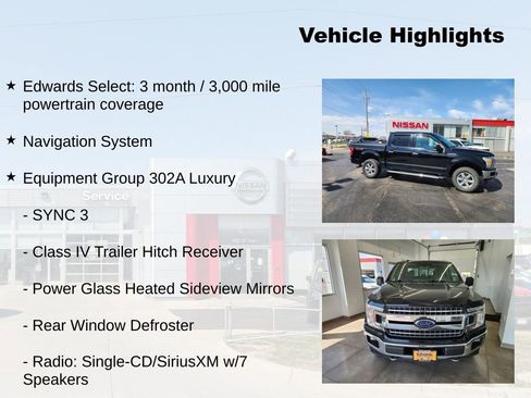 Used 2018 Ford F150 XLT w/ Equipment Group 302A Luxury AWD/4WD image 7