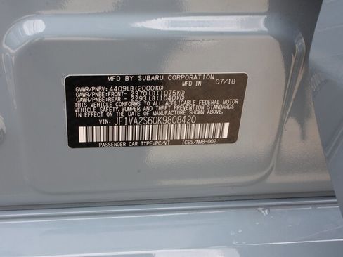 Used 2019 Subaru WRX STI w/ Series.gray image 31