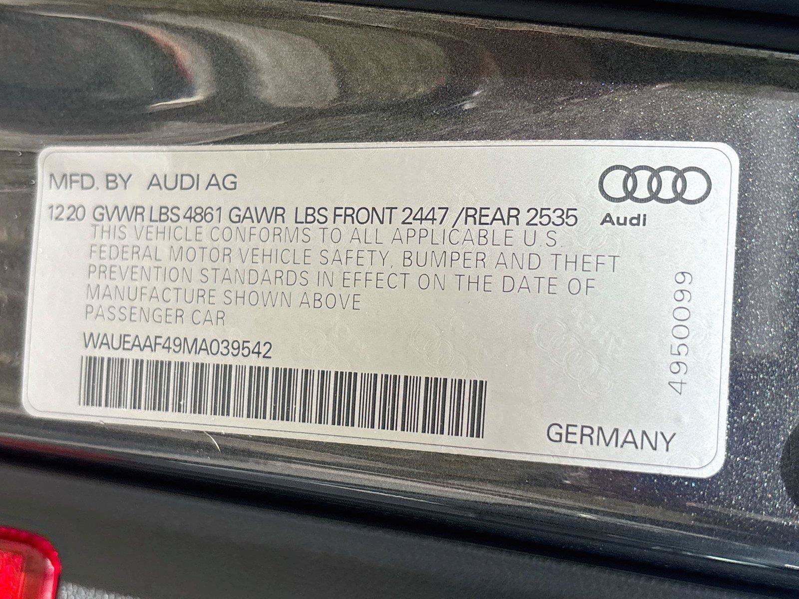 Used 2021 Audi A4 2.0T Premium Plus w/ Premium Plus Package AWD/4WD image 18