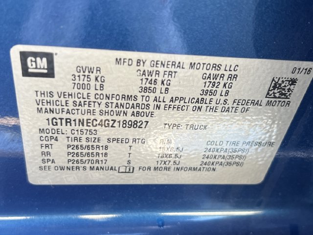Used 2016 GMC Sierra 1500 SLT RWD image 33