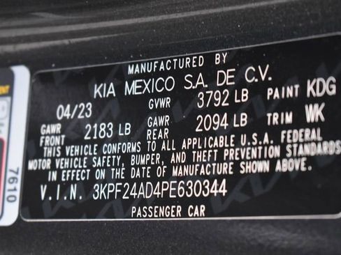 Certified 2023 Kia Forte LXS image 31
