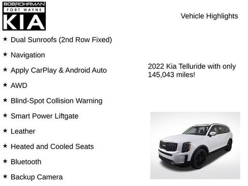 Used 2022 Kia Telluride SX w/ SX Prestige Package AWD/4WD image 8