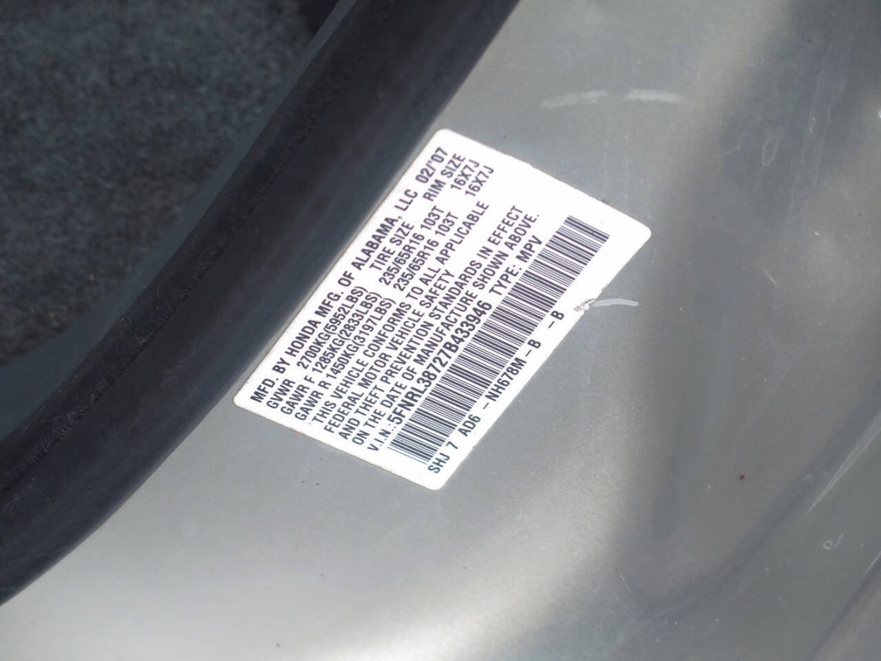 Used 2007 Honda Odyssey EX-L image 25