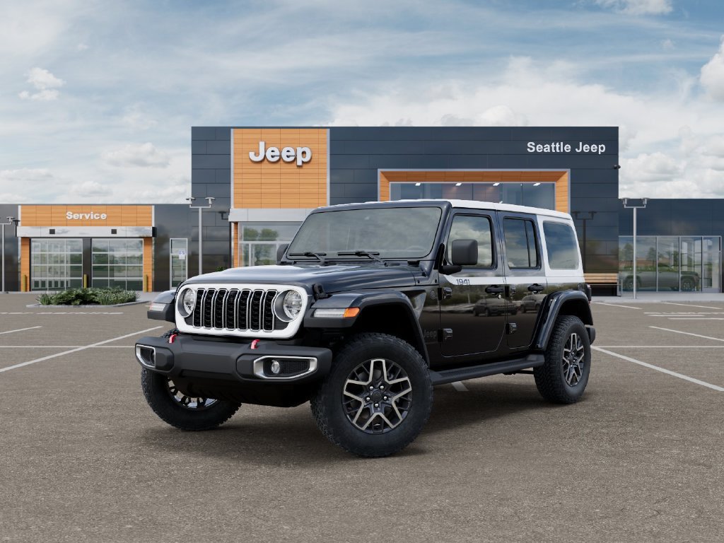 New 2026 Jeep Wrangler Unlimited Sahara w/ Whitecap Package AWD/4WD 360° Tour