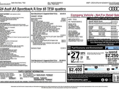 Used 2024 Audi A5 2.0T Premium Plus w/ Premium Plus image 41