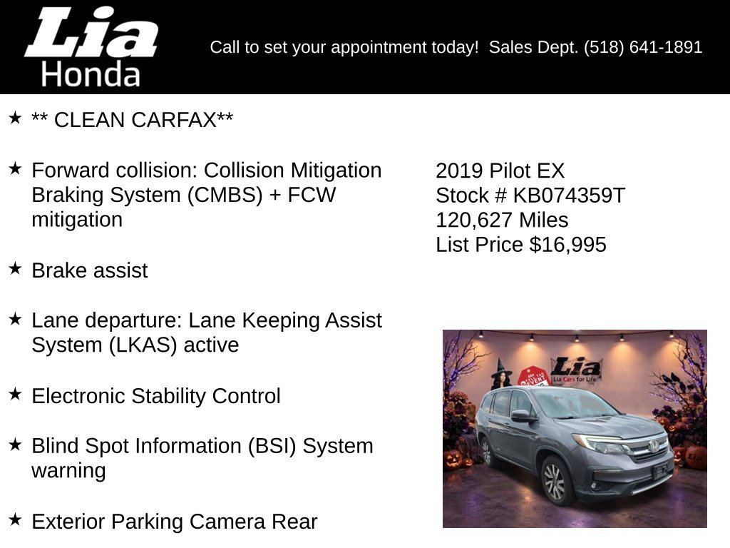 Used 2019 Honda Pilot EX image 6