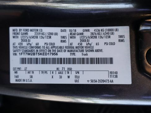 Used 2019 Ford F250 Lariat w/ Lariat Ultimate Package image 61