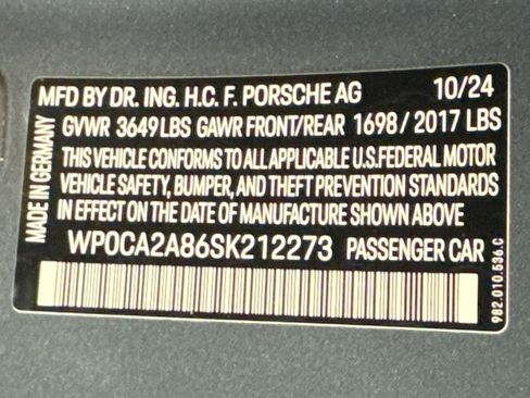 Used 2025 Porsche 718 Boxster w/ Premium Package RWD image 24