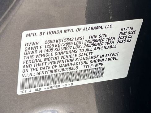 Used 2018 Honda Pilot Elite image 29