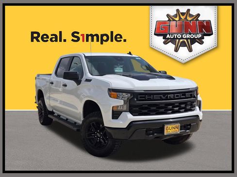 Certified 2025 Chevrolet Silverado 1500 Custom Trail Boss w/ Dark Appearance Package AWD/4WD image 1