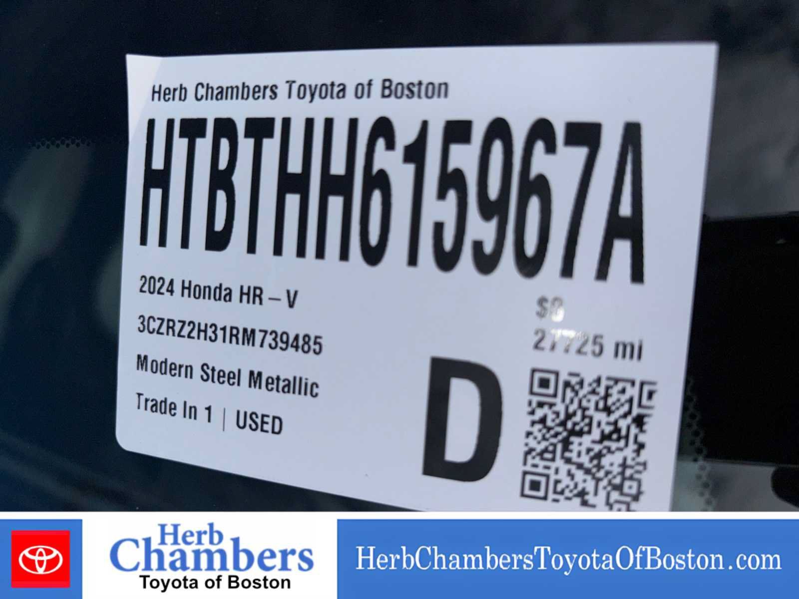 Used 2024 Honda HR-V LX image 13