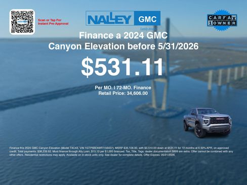 Used 2024 GMC Canyon Elevation w/ Elevation Premium Package RWD image 3