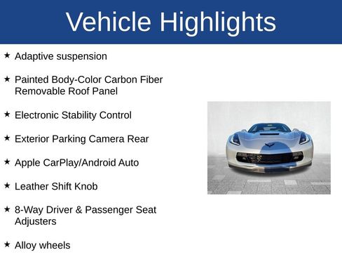 Used 2019 Chevrolet Corvette Grand Sport w/ Carbon Flash Badge Package image 4