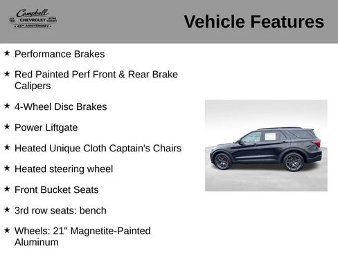 Used 2025 Ford Explorer ST-Line w/ ST-Line Street Pack AWD/4WD image 10
