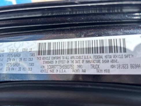 Used 2017 RAM 1500 Big Horn AWD/4WD image 75